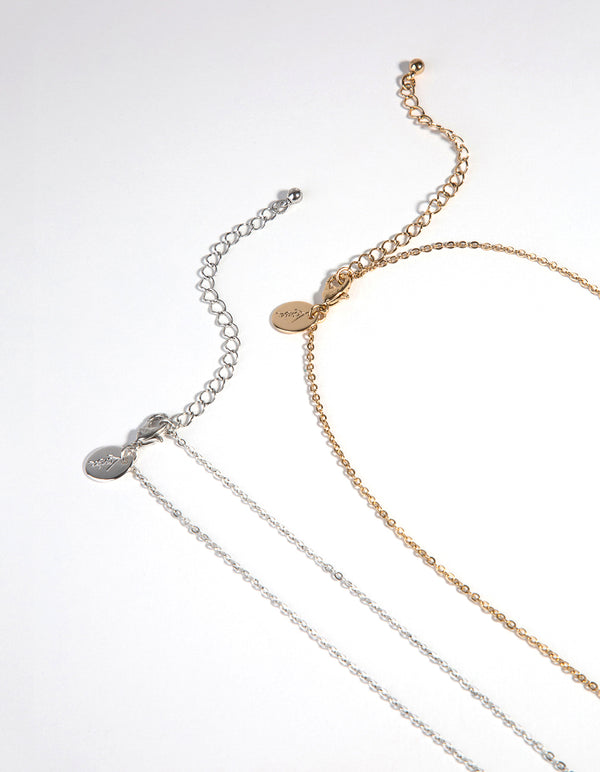 Mixed Material Elephant Necklace Pack