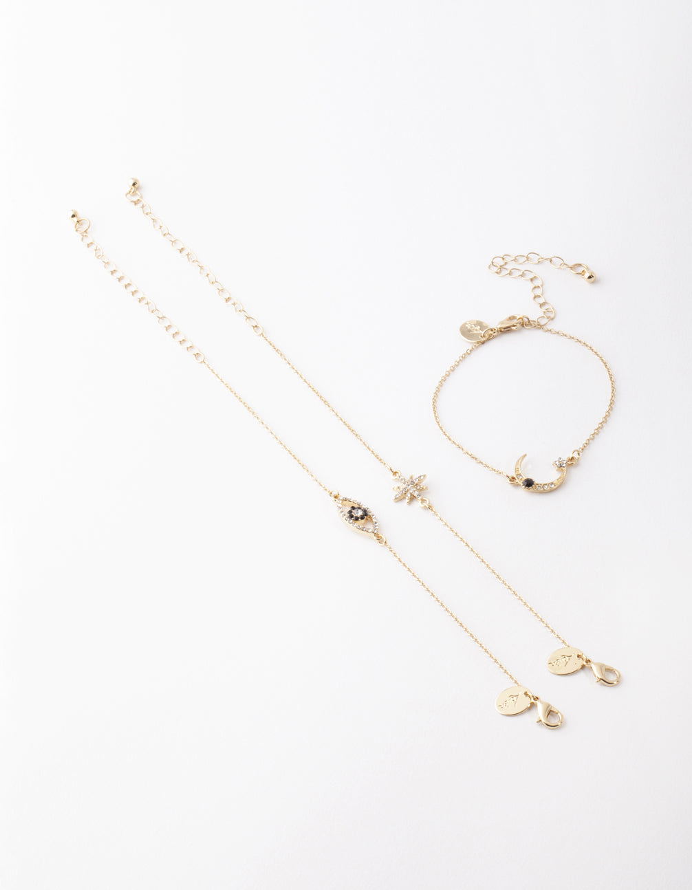 Gold Star & Moon Bracelet Pack