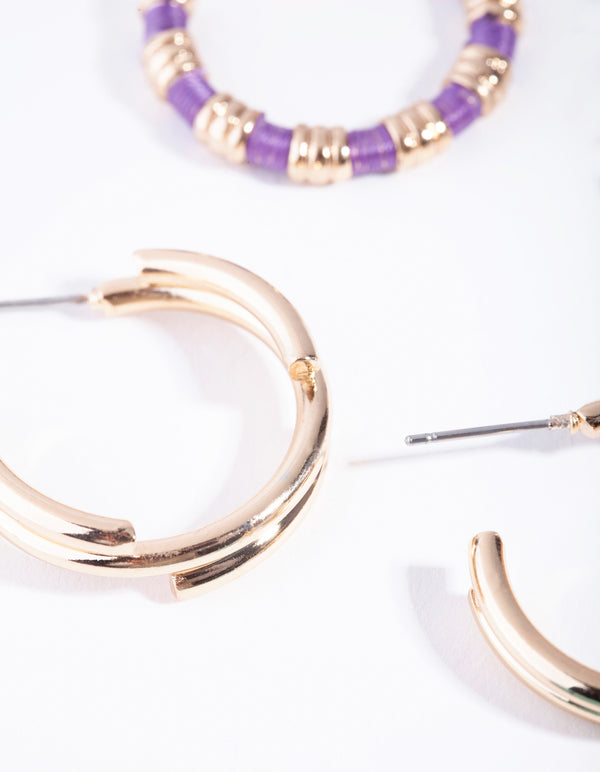 Gold Boho Vibe Pack Earring