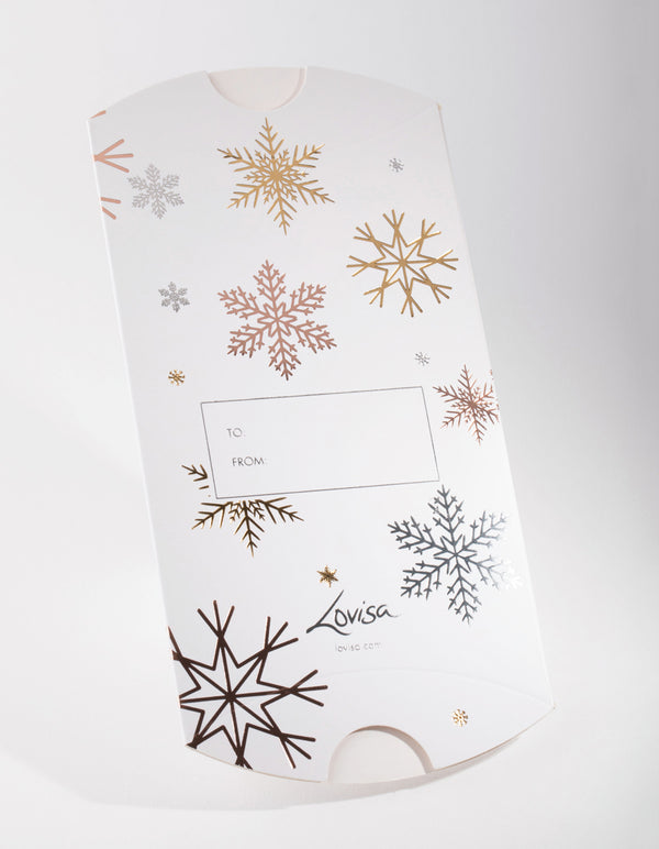 Snowflake Pillow Box