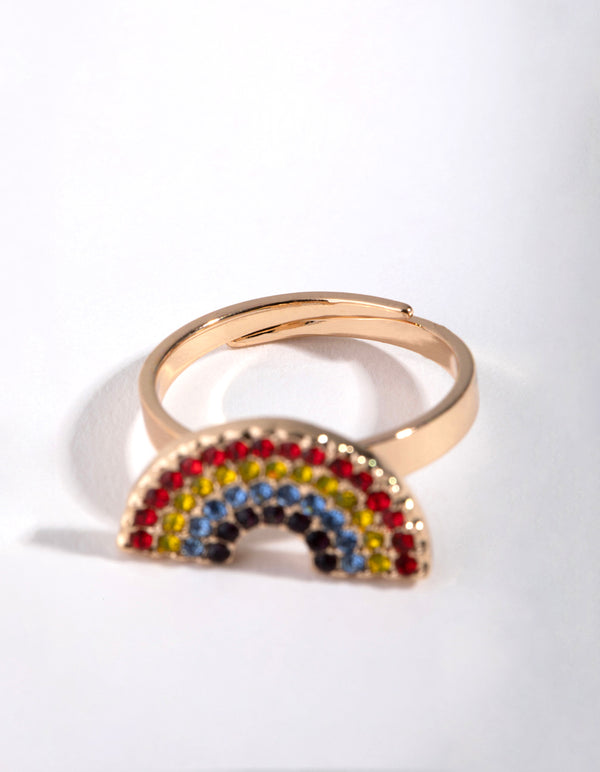 Gold Rainbow Ring