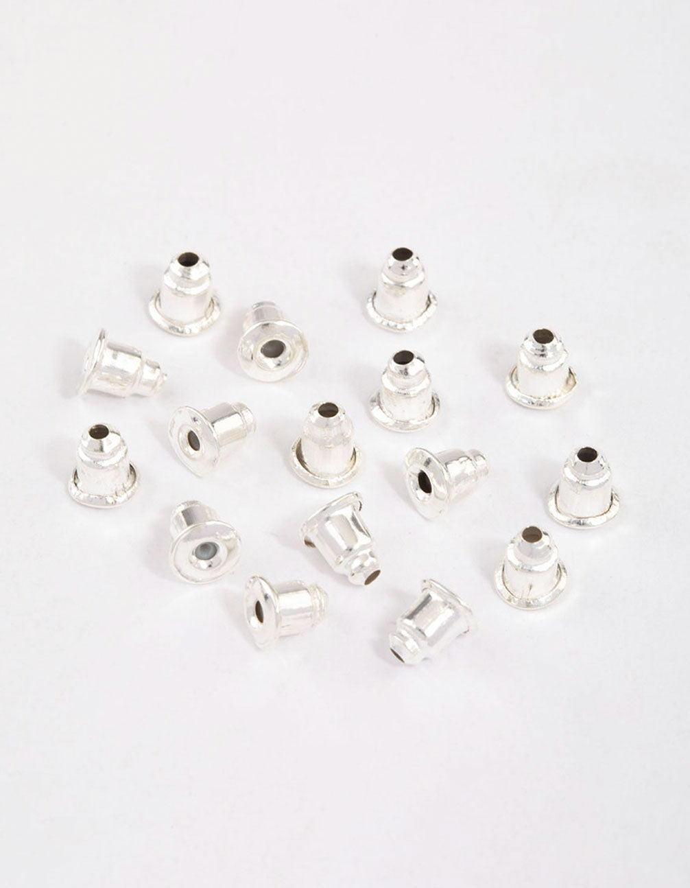 Silver Earring Backs 16-Pack