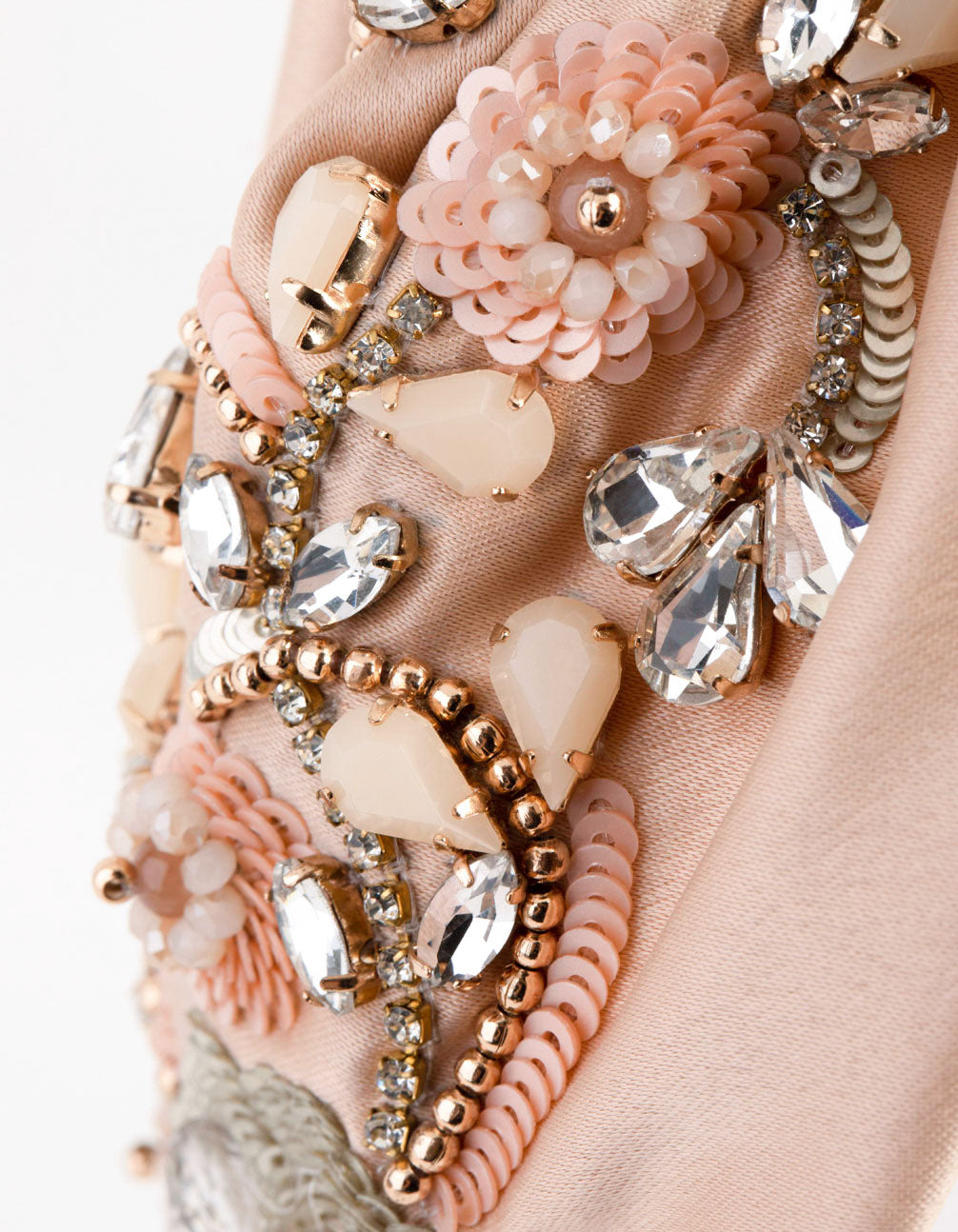 Blush Hand Beaded Alice Band