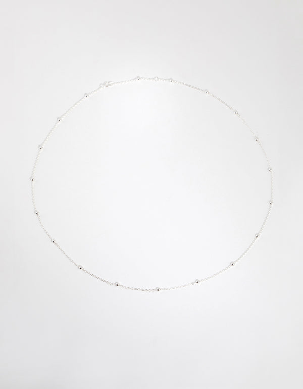Sterling Silver Ball Chain Necklace