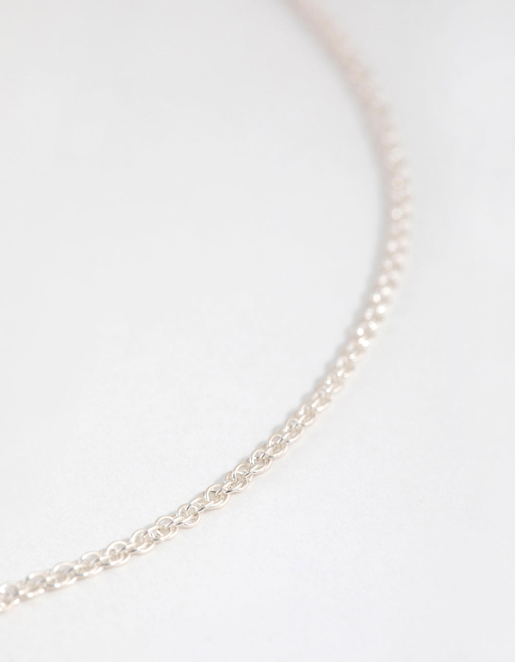 Sterling Silver Twist Chain Necklace