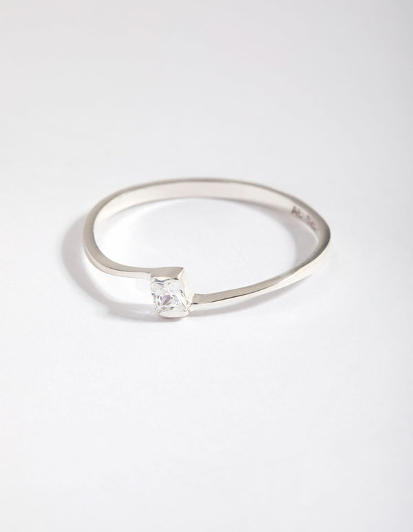 Sterling Silver Cubic Zirconia Ring