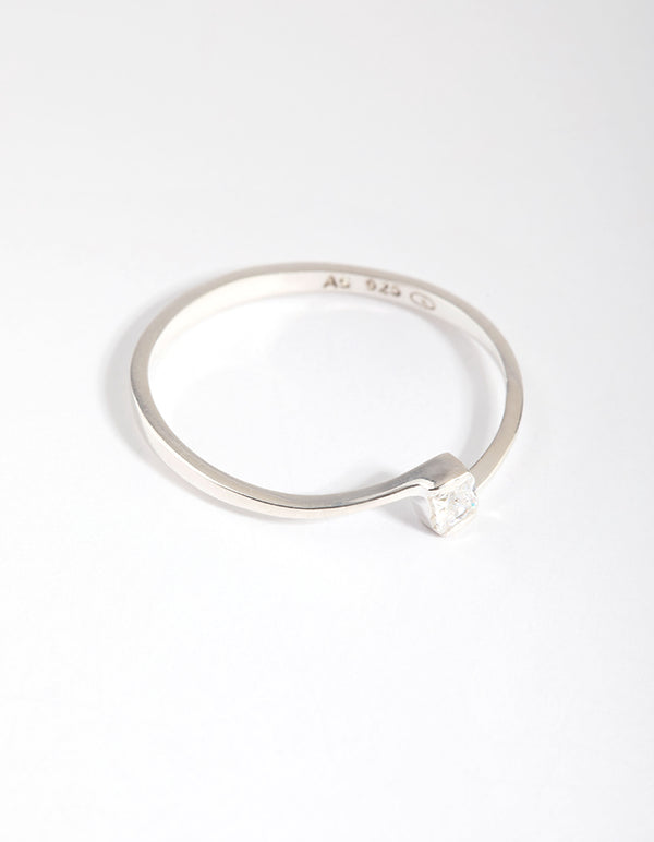 Sterling Silver Cubic Zirconia Ring