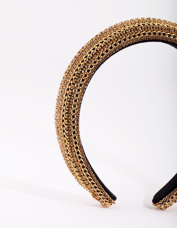 Diamante & Chain Alice Band