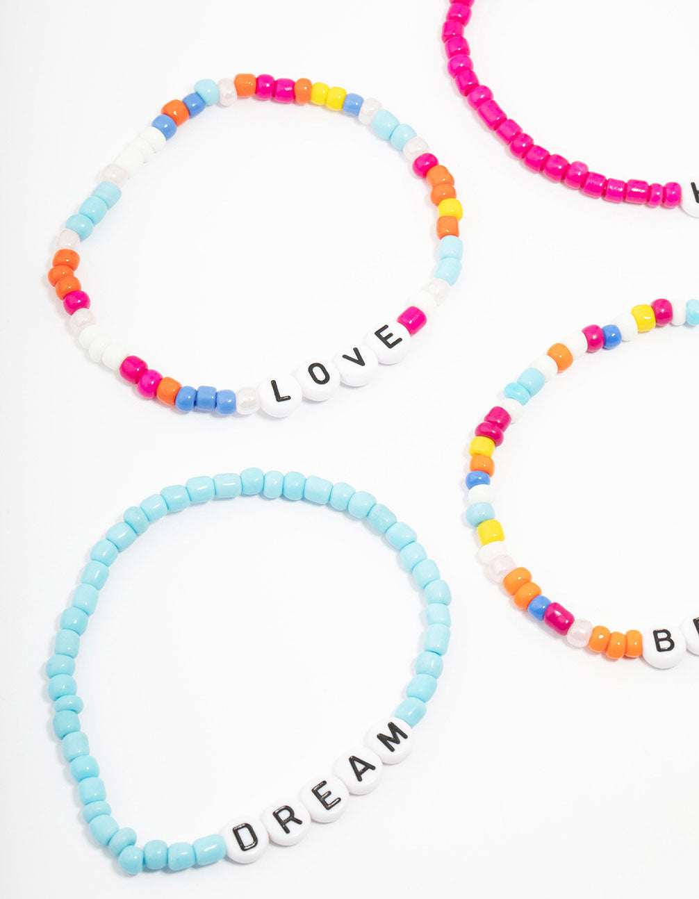 Kids Happy Stretch Stretch Bracelet 5-Pack