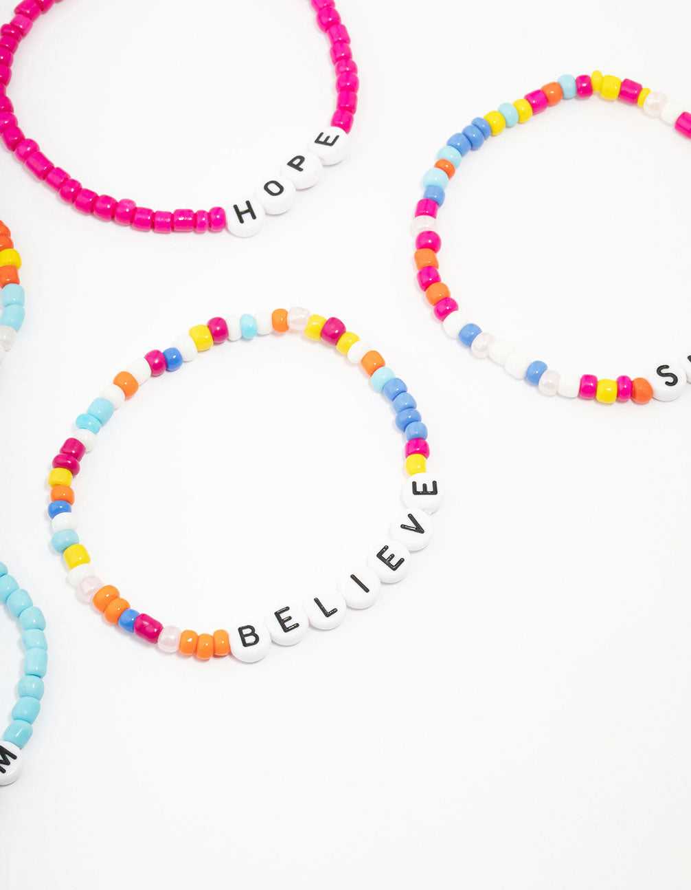 Kids Happy Stretch Stretch Bracelet 5-Pack