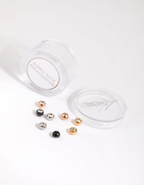 Mixed Surgical Steel Barbell Ball Replacements