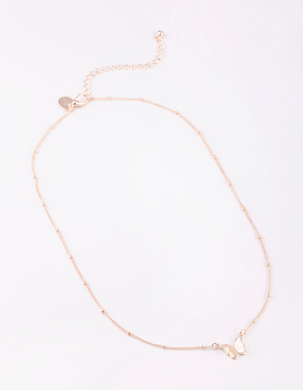 Rose Gold Butterfly Necklace