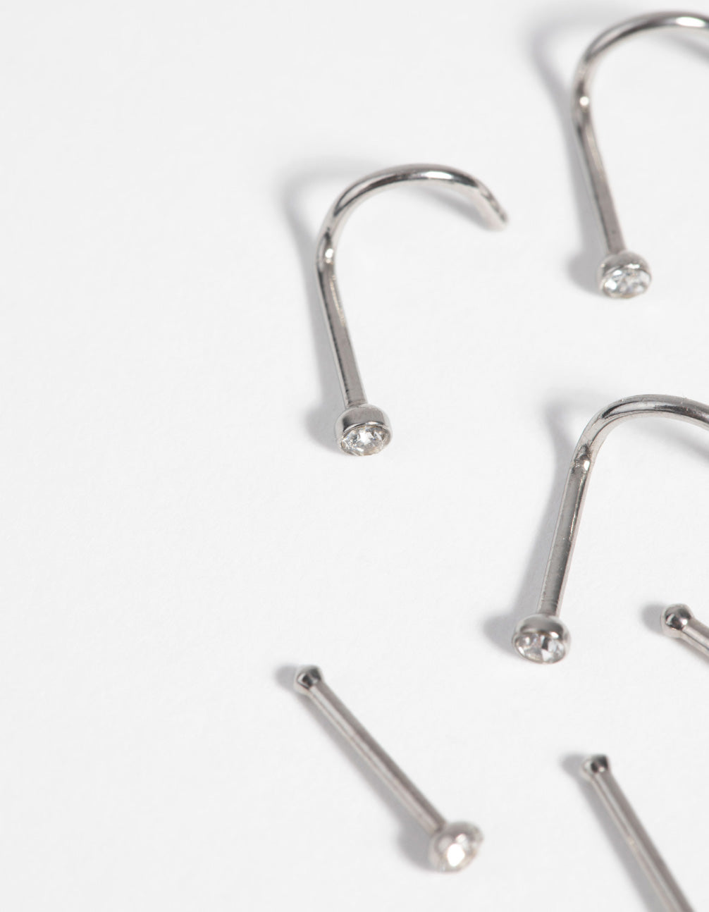 Surgical Steel Nose Studs with Diamantes