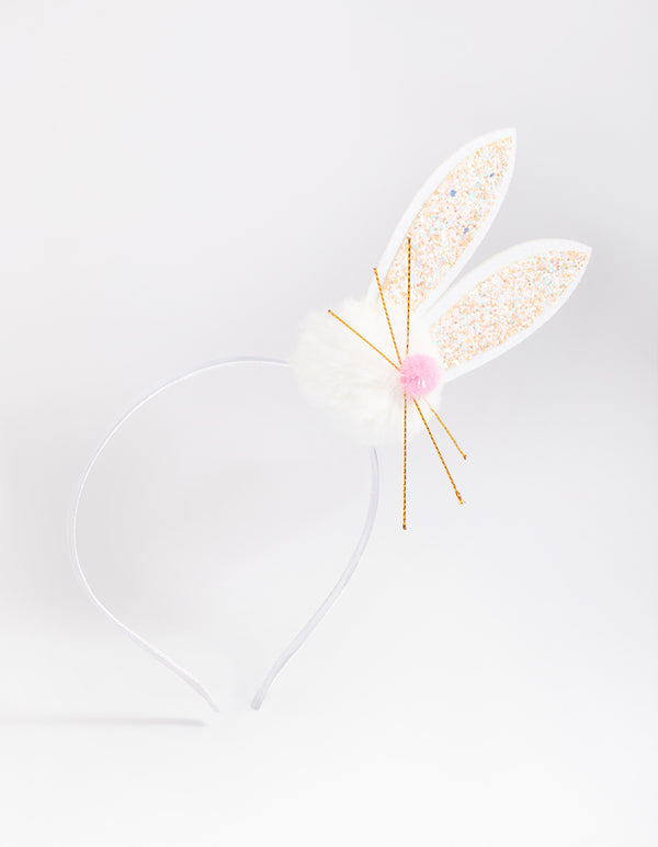 Kids Pom Pom Bunny Headband