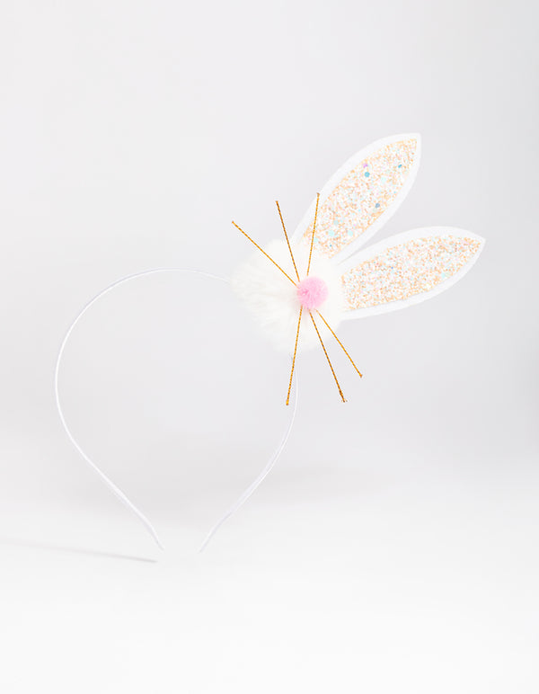 Kids Pom Pom Bunny Headband