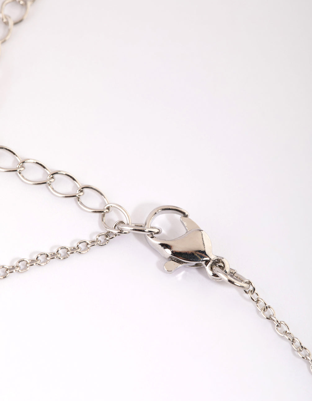 Silver Cubic Zirconia Tennis Anklet