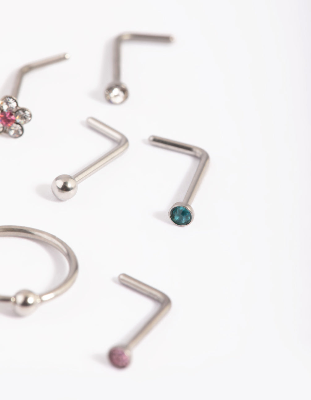 Surgical Steel Daisy Nose Studs