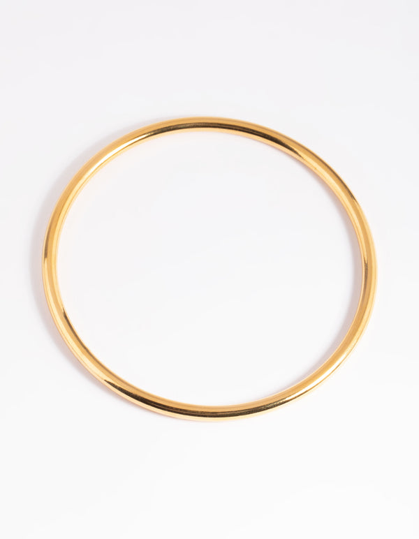 Waterproof Gold Plated Stainless Steel Bangle
