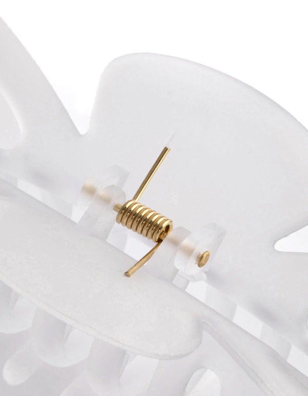 Clear Triangular Outline Claw