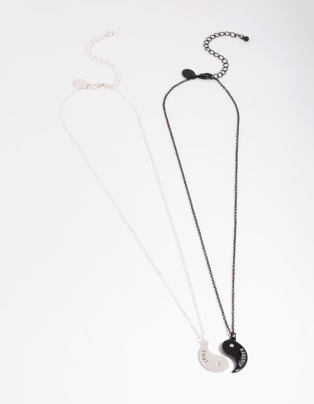 Mixed Metal Yin & Yang Necklace Pack