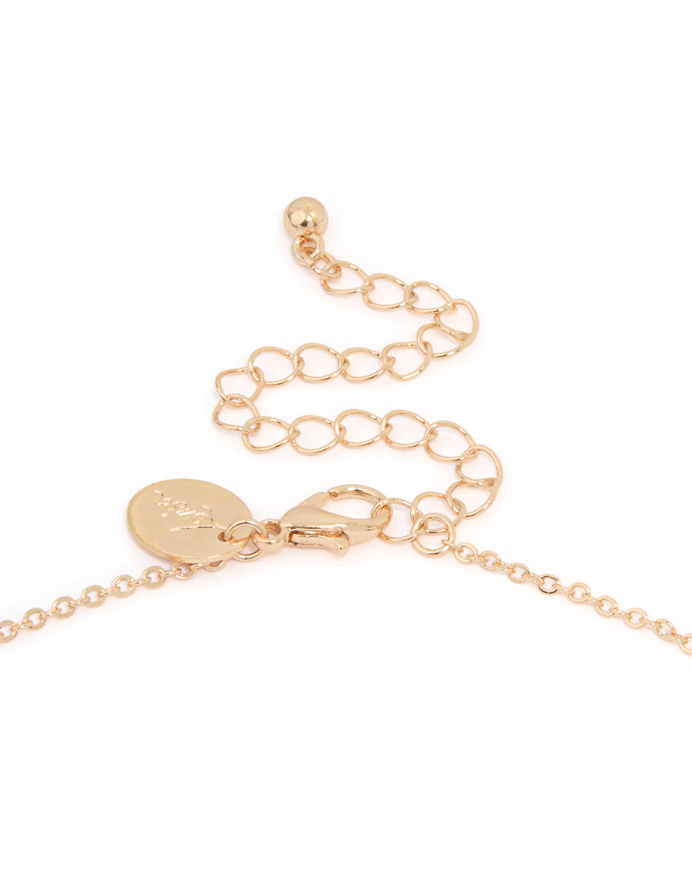 Gold Freshwater Pearl & Clam Pendant Necklace