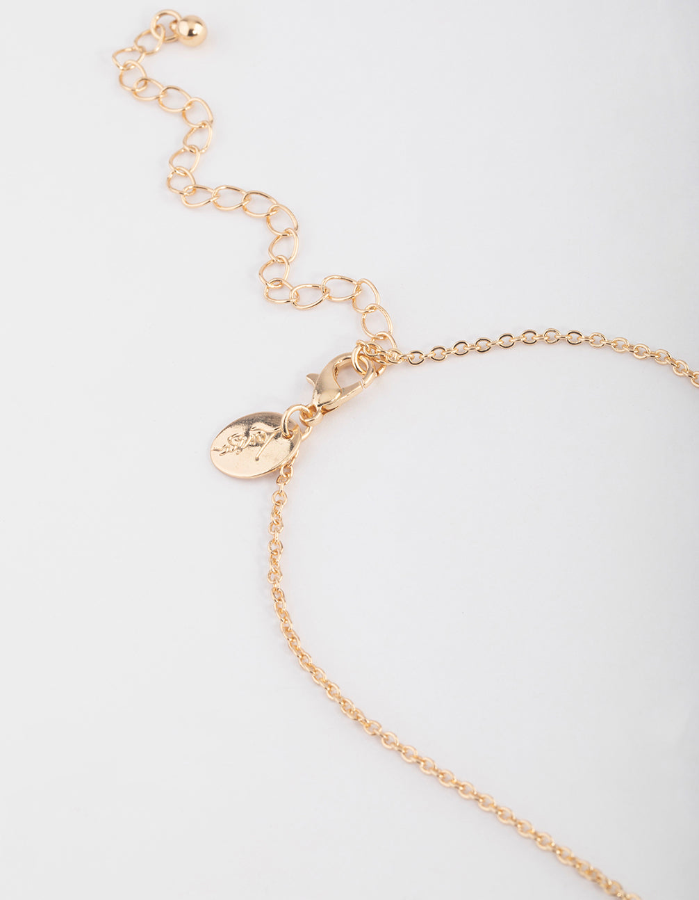 Mixed Metal Diamante Link Circle Necklace Pack