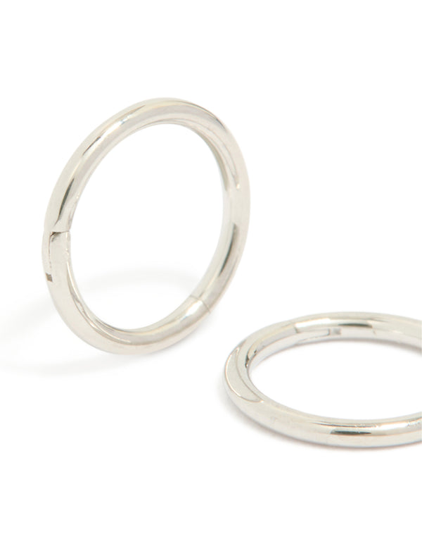 Surgical Steel Fine Sleep Earrings 6mm