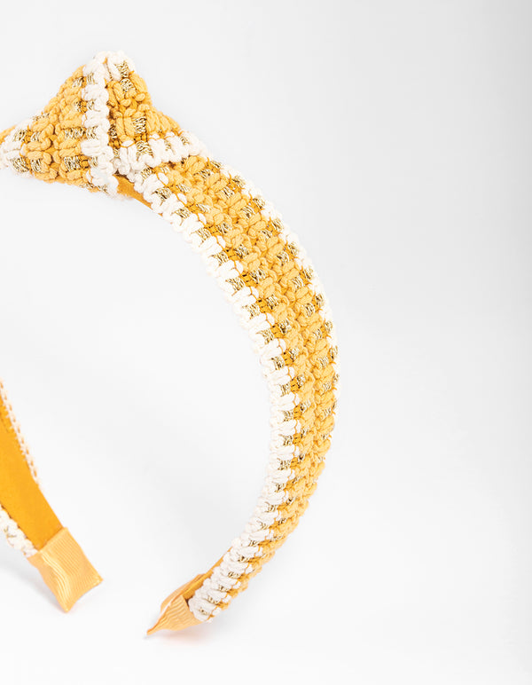 Fabric Crochet Knotted Headband