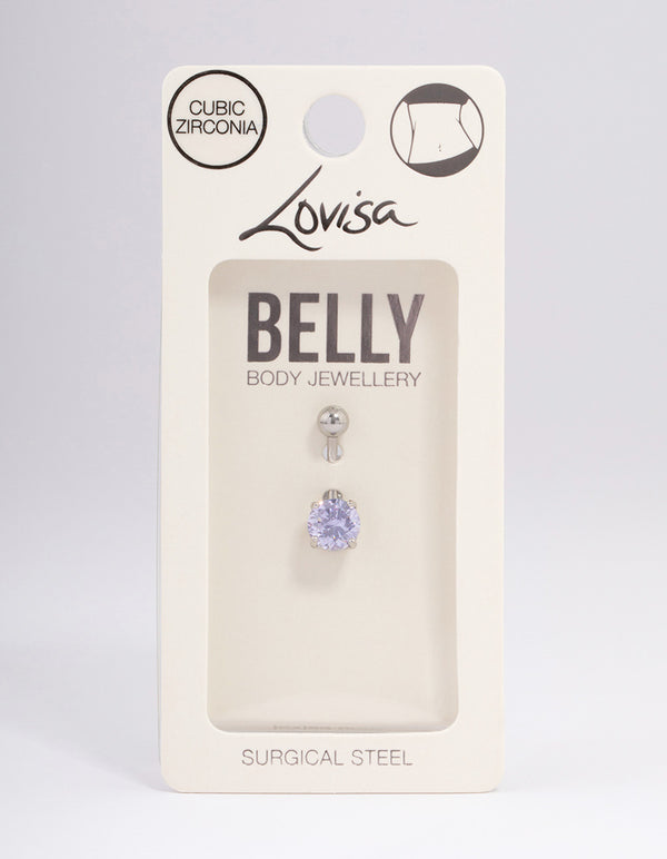 Surgical Steel Classic Claw Belly Ring