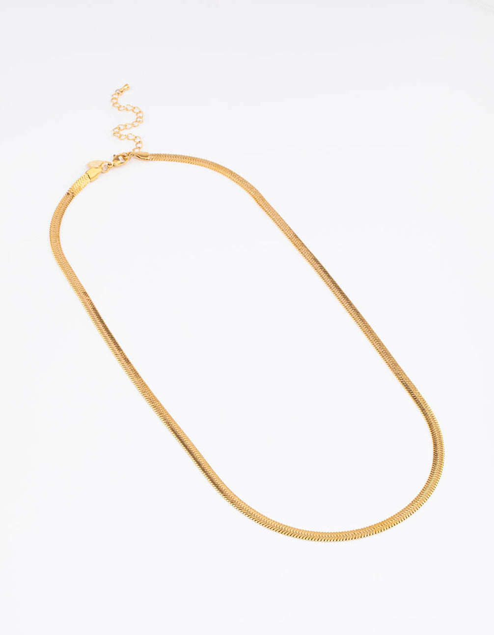 Waterproof Gold Plated Stainless Steel Snake Chain Necklace