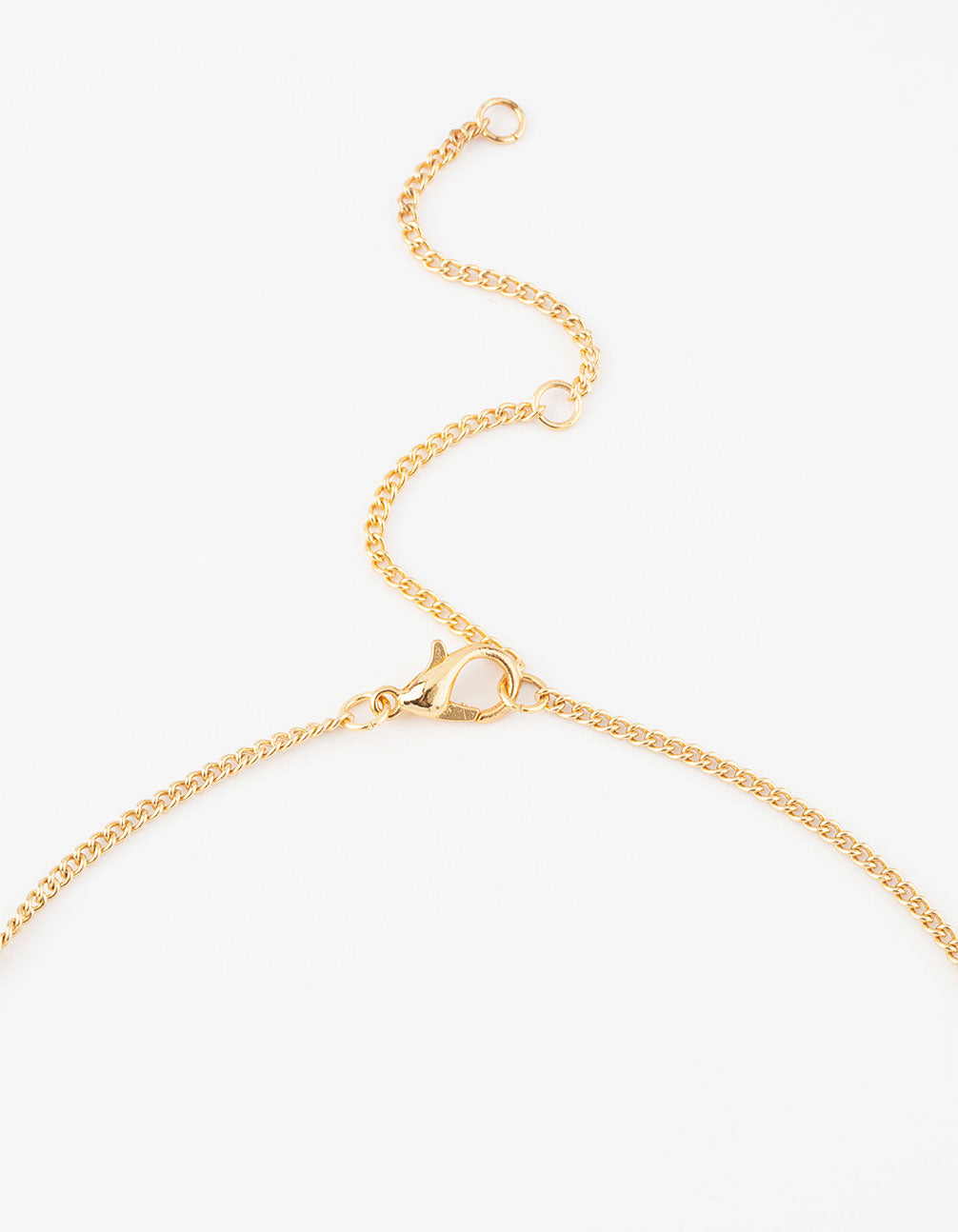 Gold Plated Padlock Short Necklace