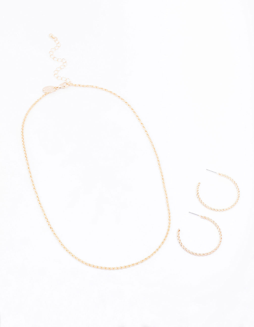 Gold Rope Chain Jewellery Set