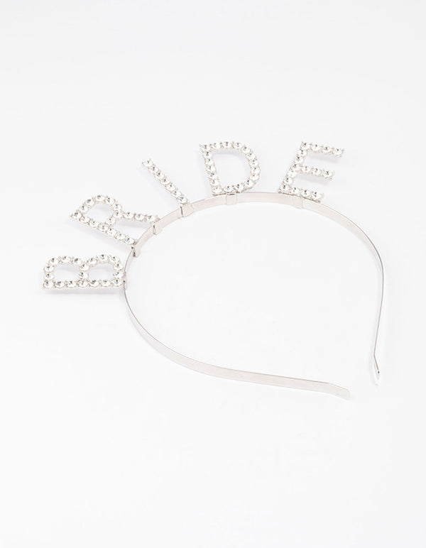 Silver Diamante Bride Headband