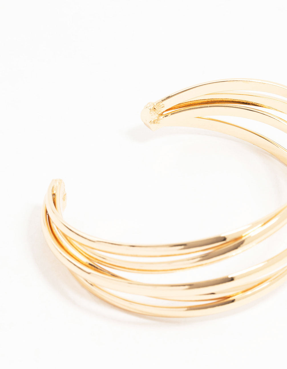 Gold Interlaced Wrist Cuff