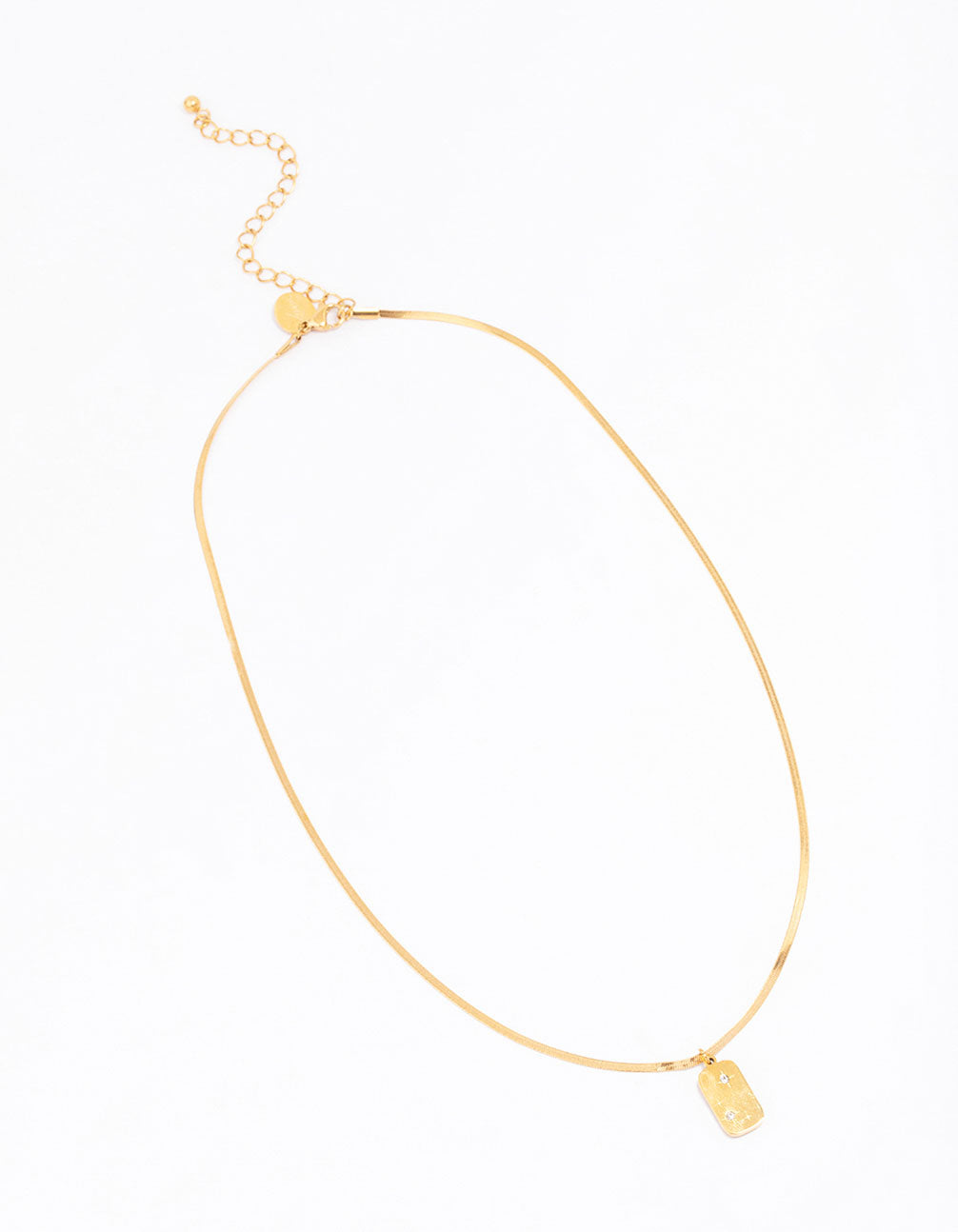 Waterproof Gold Plated Stainless Steel Stars Night Pendant Necklace