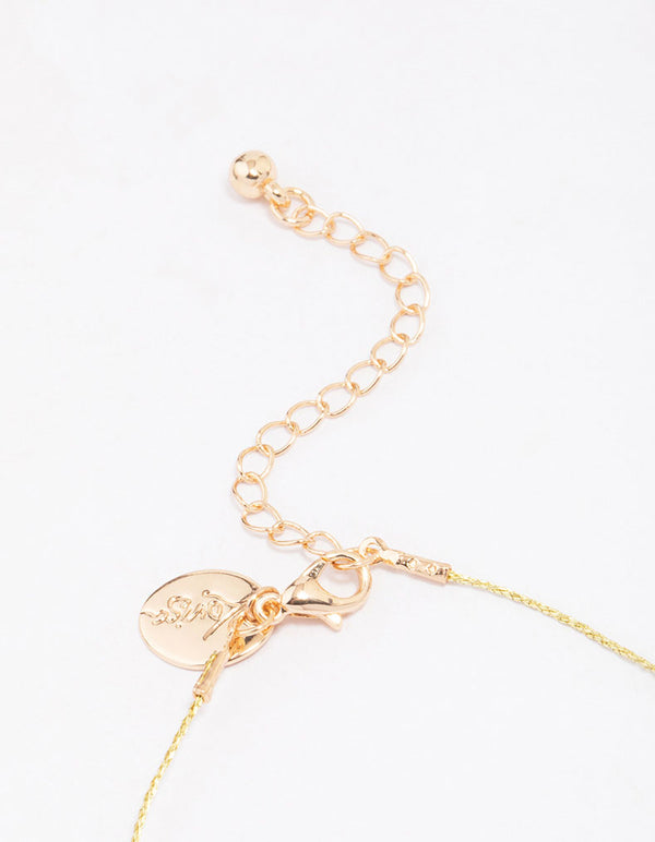 Gold Amethyst Bracelet