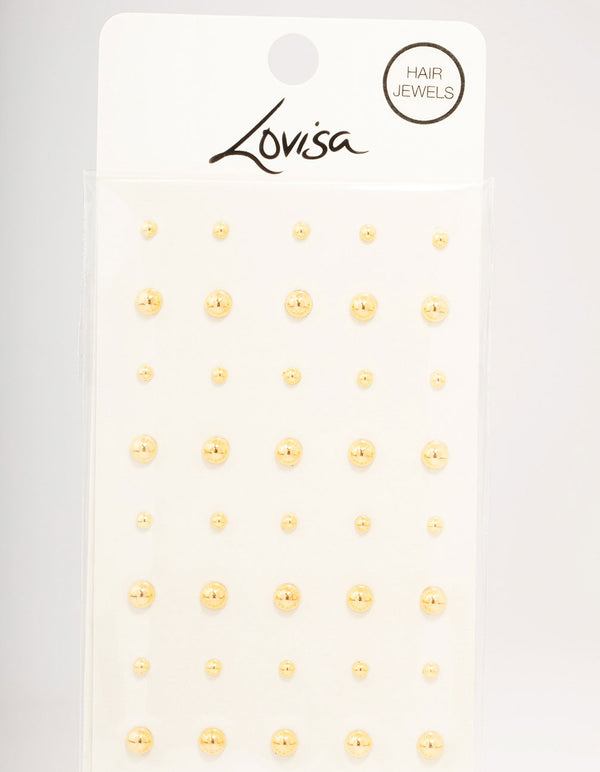 Gold Bling Face Jewels Pack