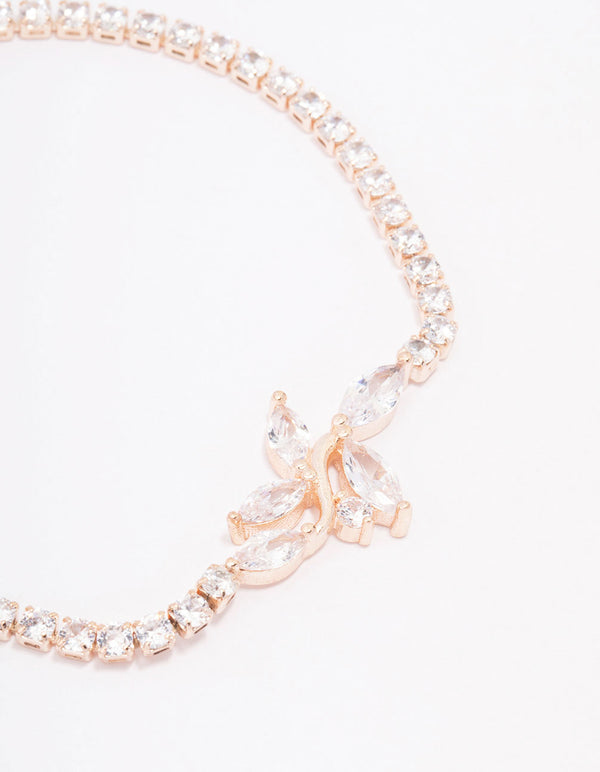 Rose Gold Cubic Zirconia Bracelet