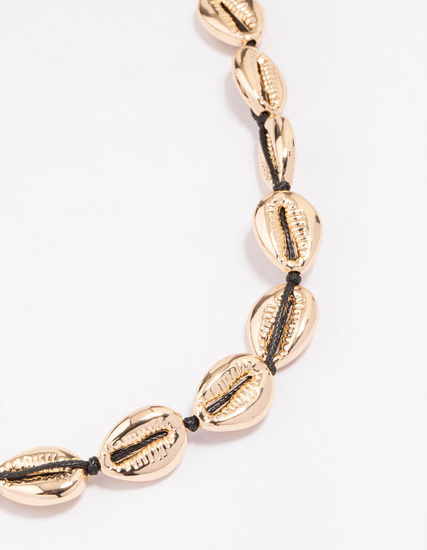 Gold Cowrie Shell Necklace