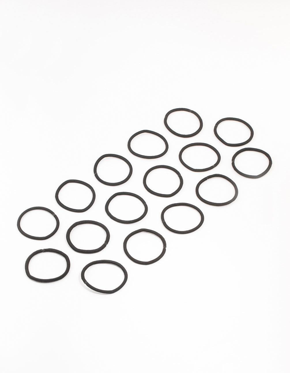 Black Basic Fabric Hair Tie