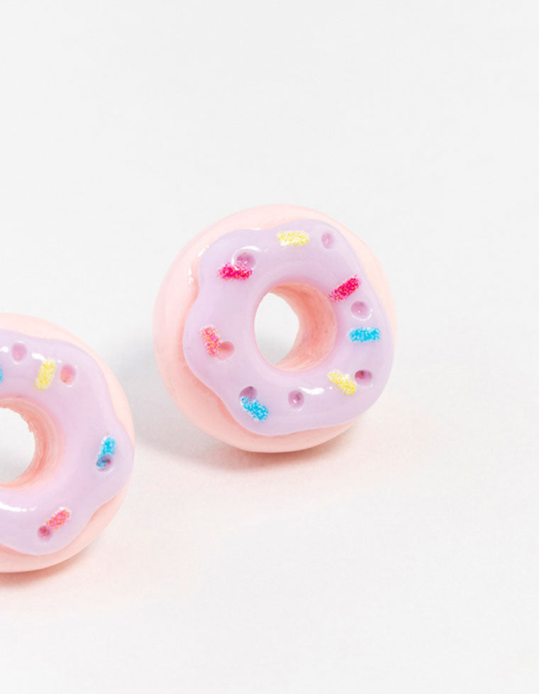 Sprinkle Doughnut Stud Earrings