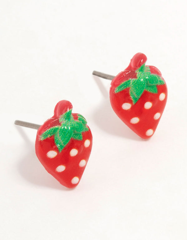 Strawberry Stud Earrings