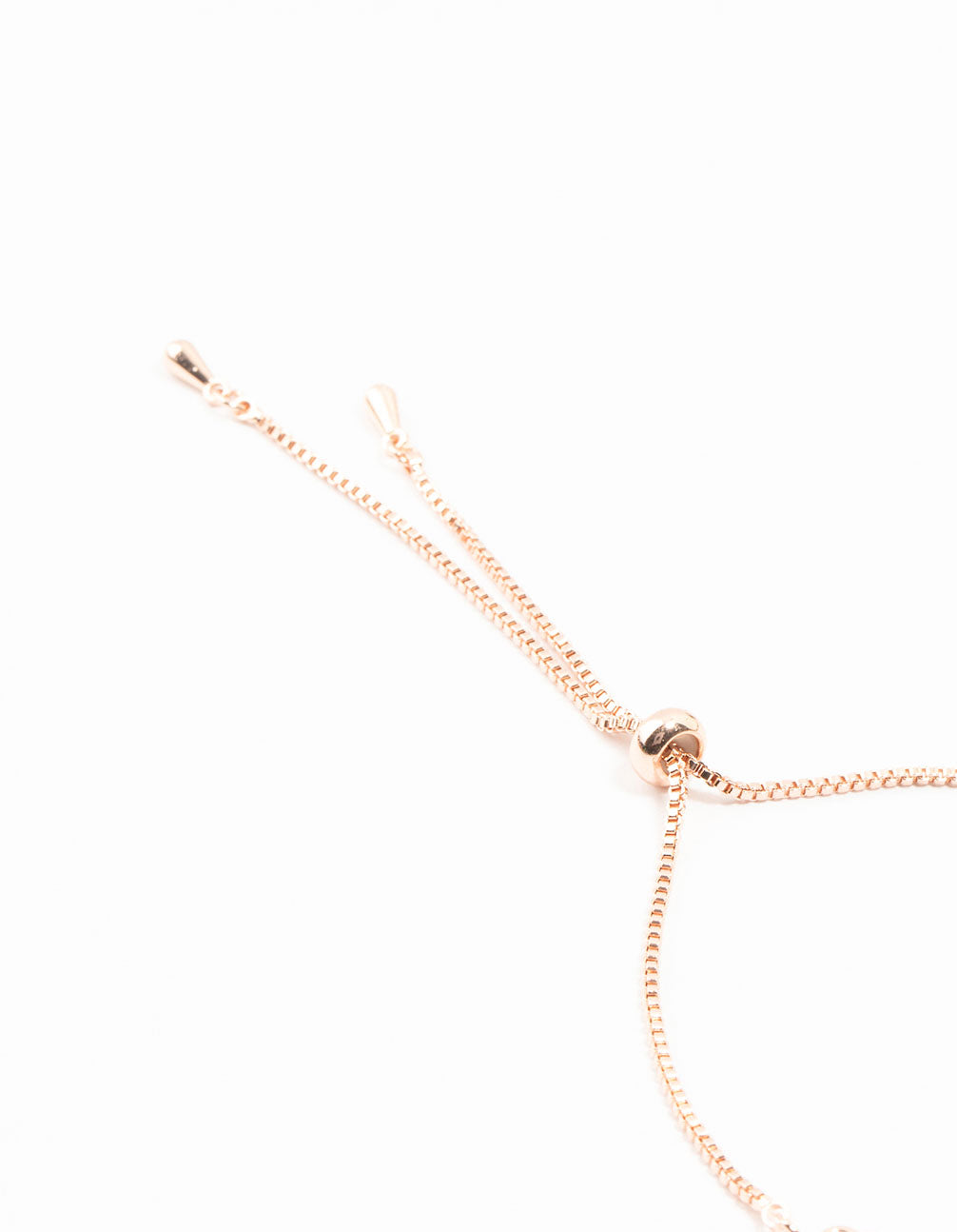 Rose Gold Plated Multiple Flowers Bracelet