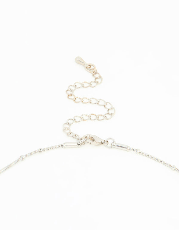 Silver Dainty Y-Necklace