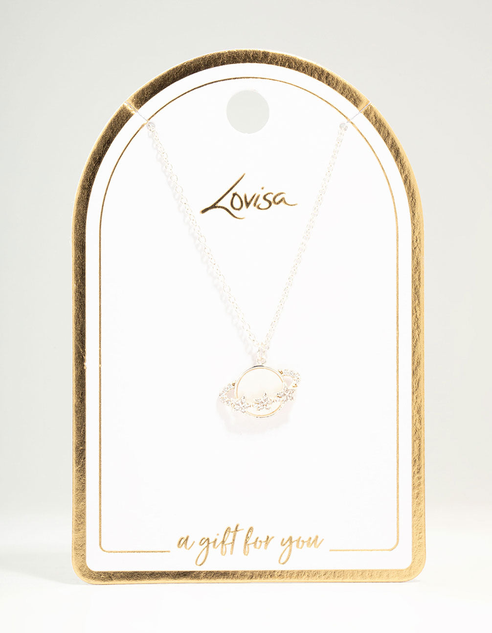 Silver Planet Necklace