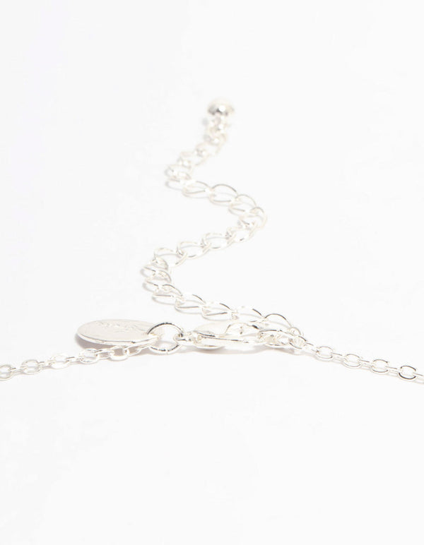 Gold & Silver Plated Rondell Pendant Necklace