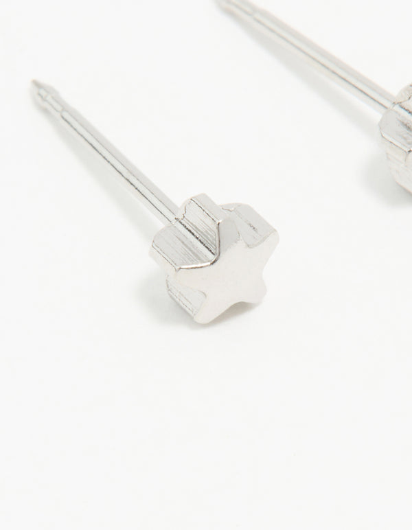 Surgical Stainless Steel 4MM Star Piercing Stud