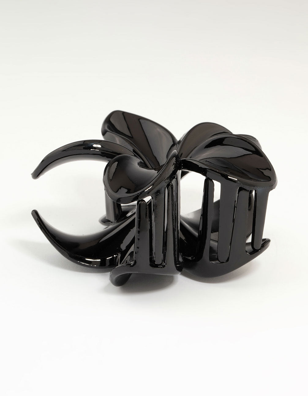 Black Ombre Frangipani Claw Clip