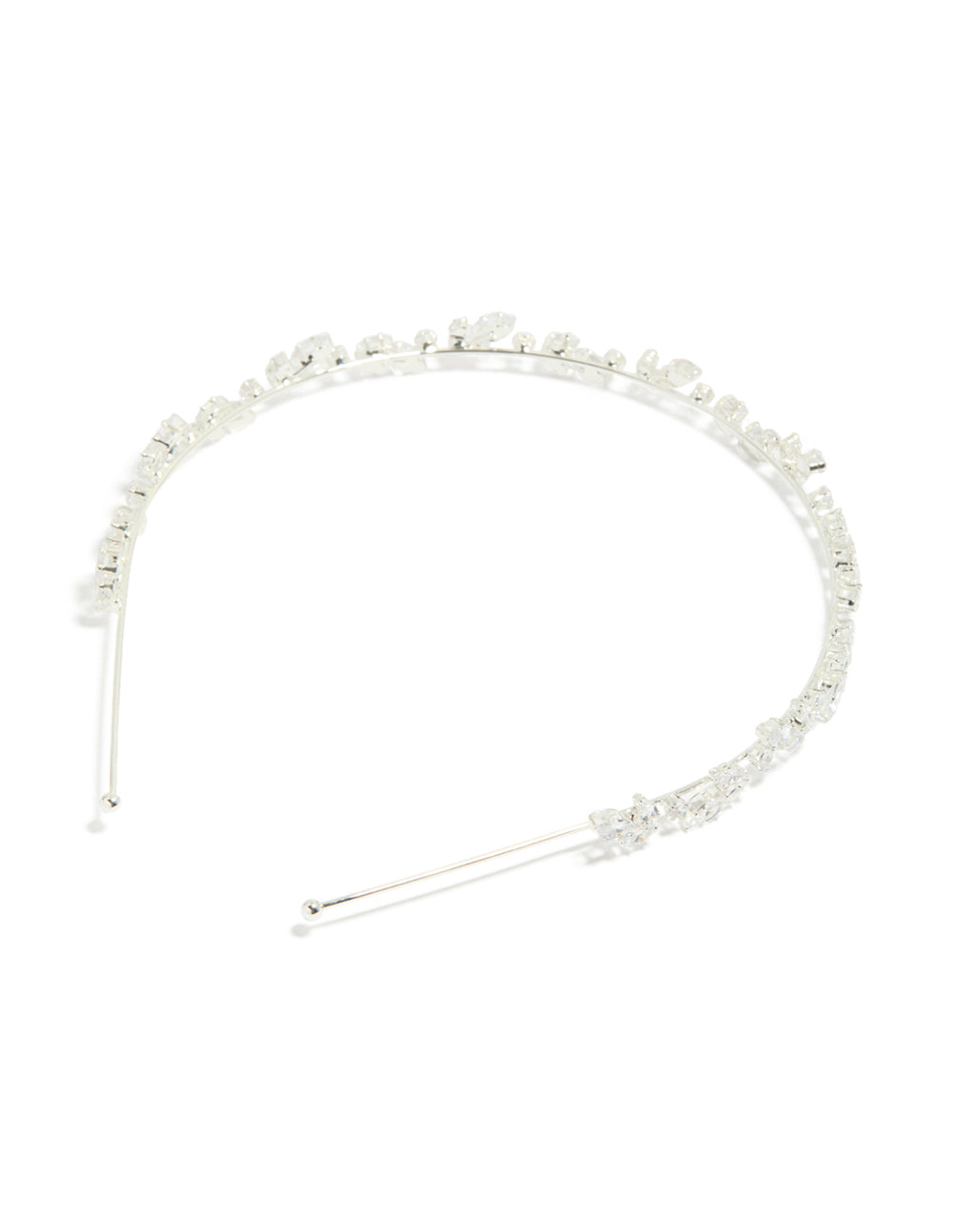 Silver Wavy Vine Headband