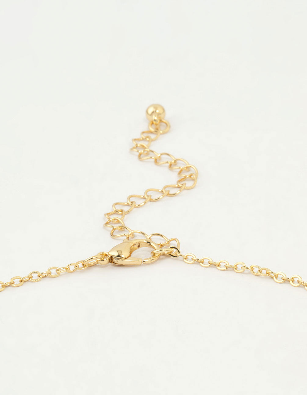 Mixed Metal Cross & Mary Pendant Necklace